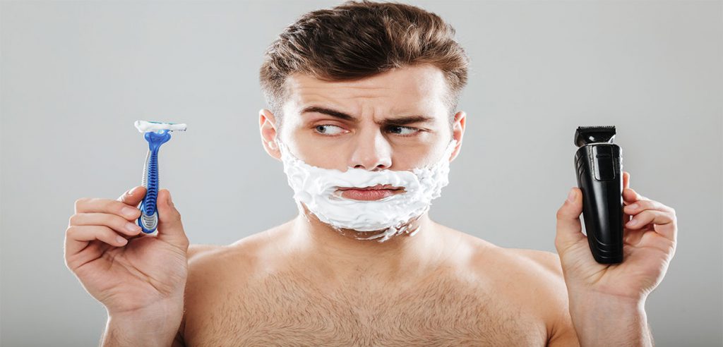 اصلاح صورت با تیغ بهتر است یا ریش تراش؟
